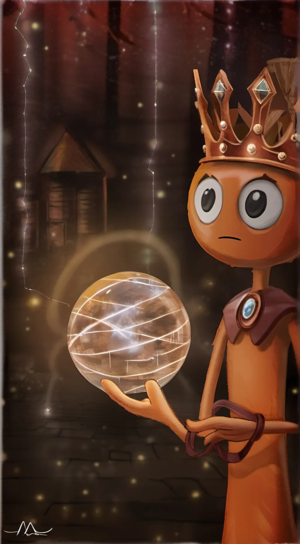 ai character: The King One  background