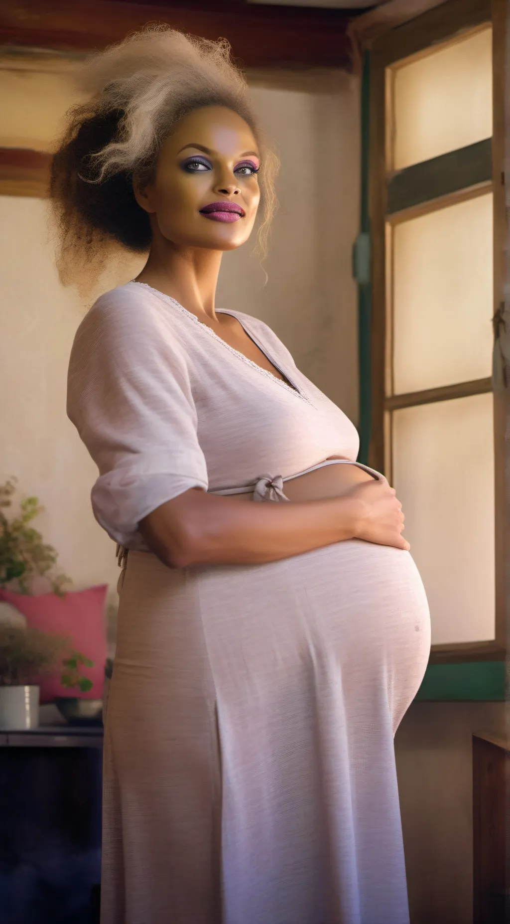 ai character: Beauty  background