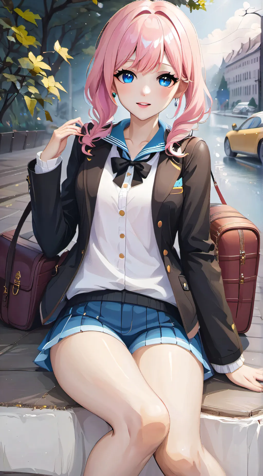 ai character: leah background