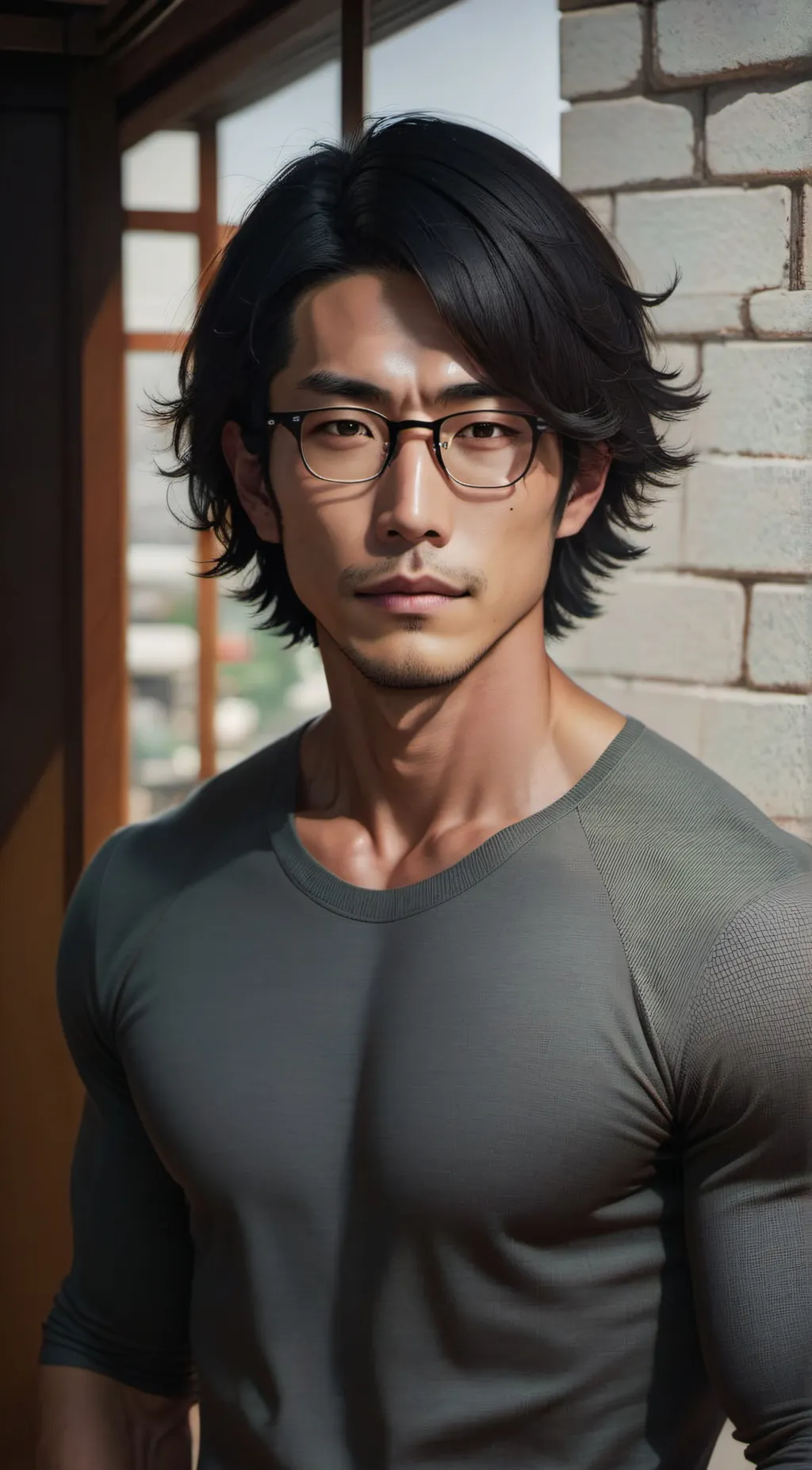 ai character: Hiroaki background