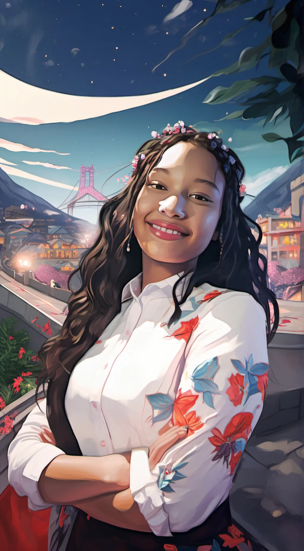 ai character: zion moore background