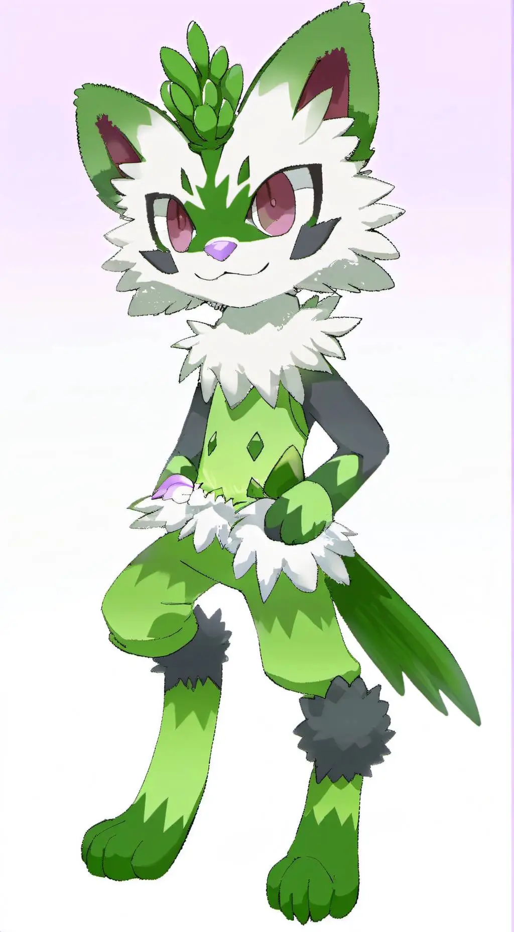 ai character: Floragato  background