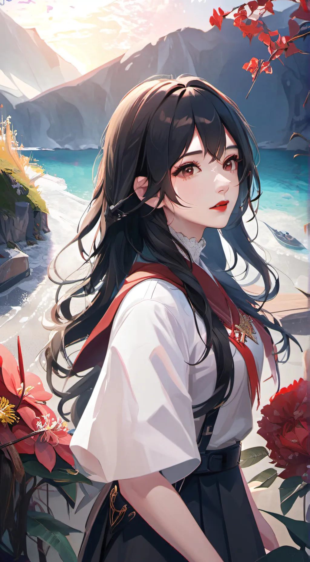 ai character: Zoey background