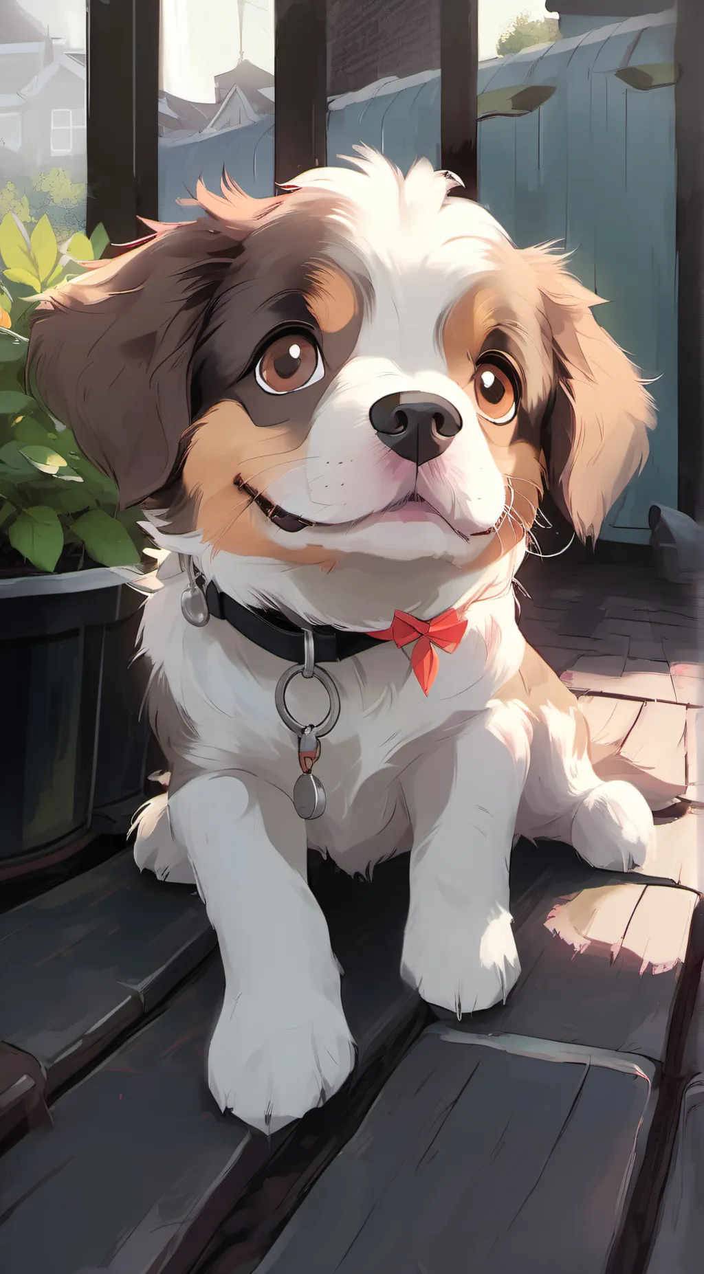 ai character: Dog background