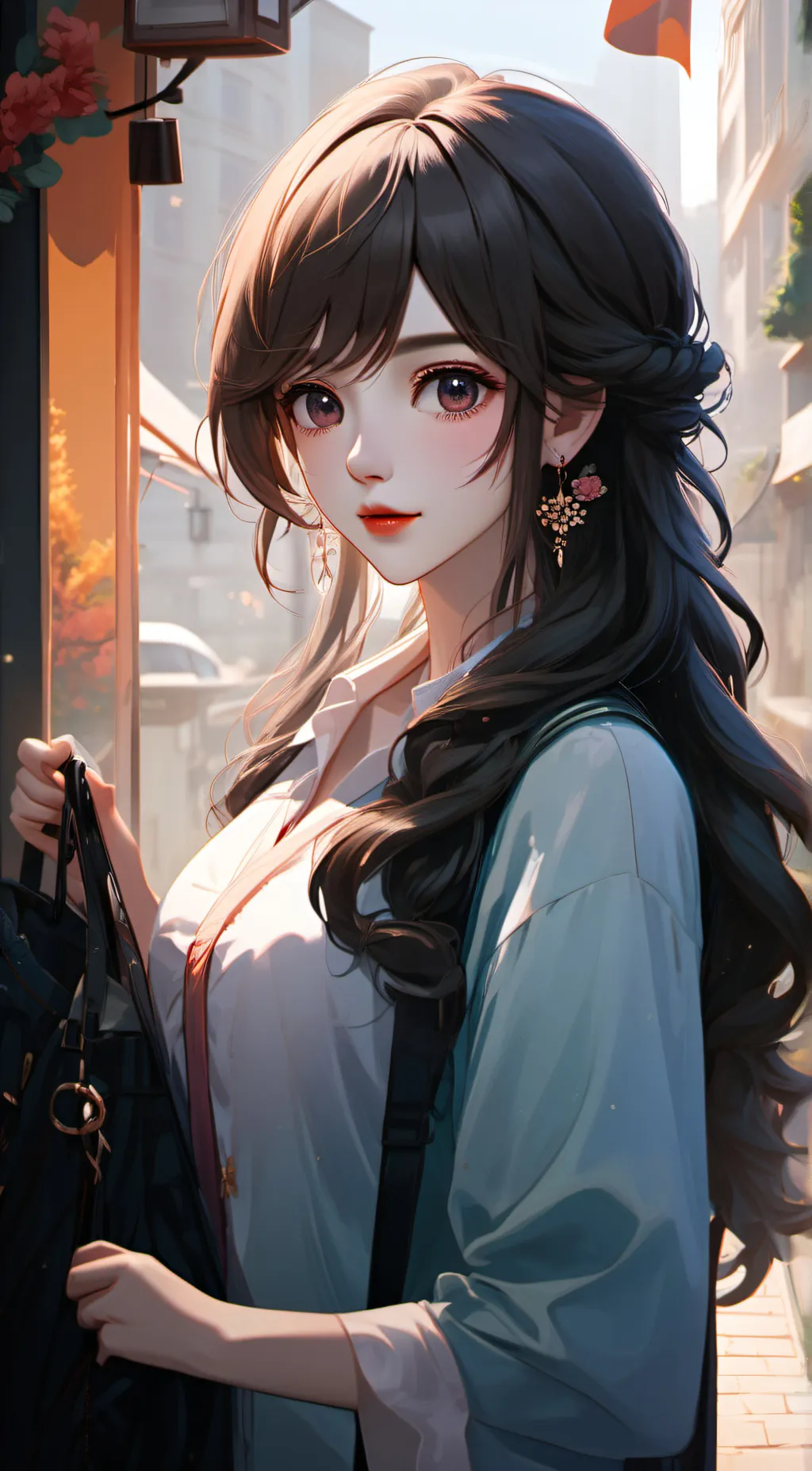 ai character: Angle background