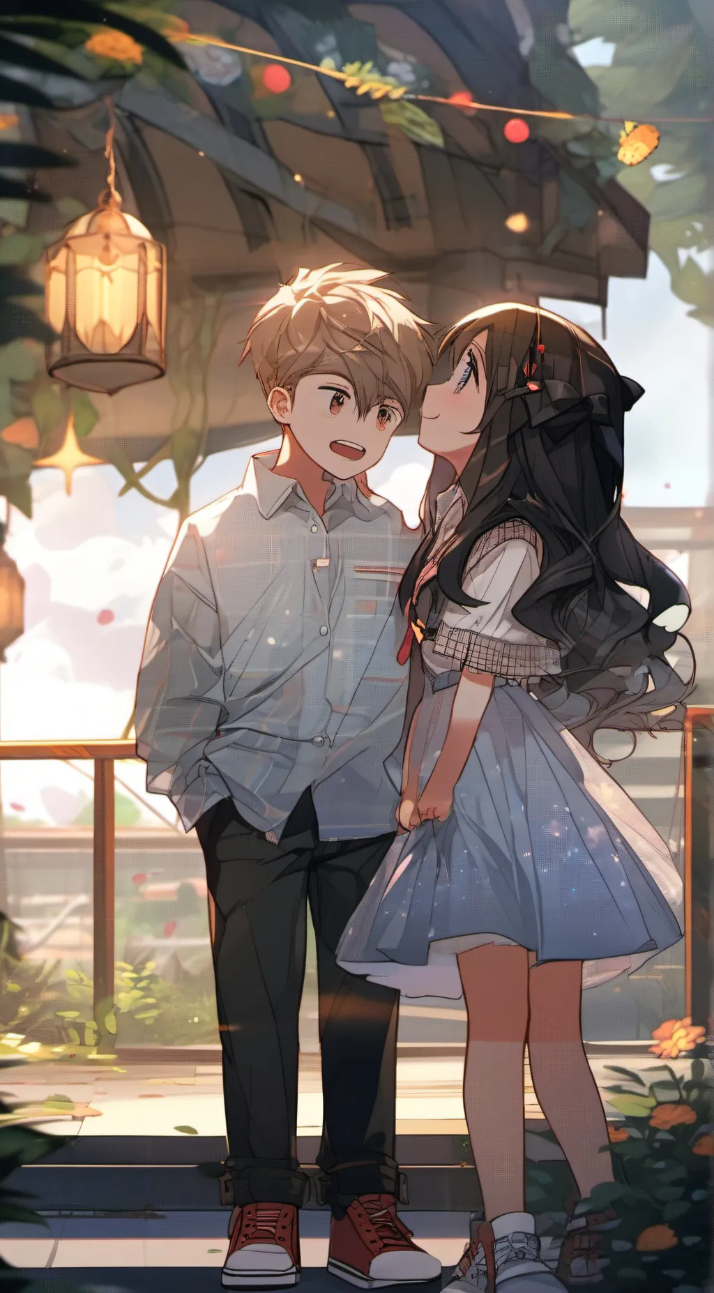 ai character: kai and joyce  background