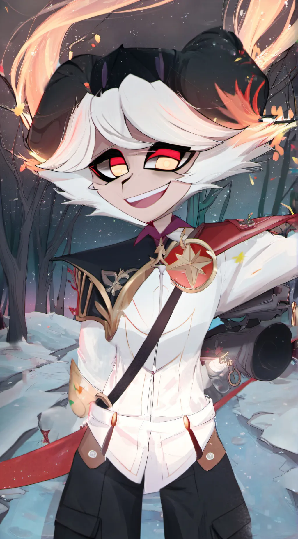 ai character: angel dust  background