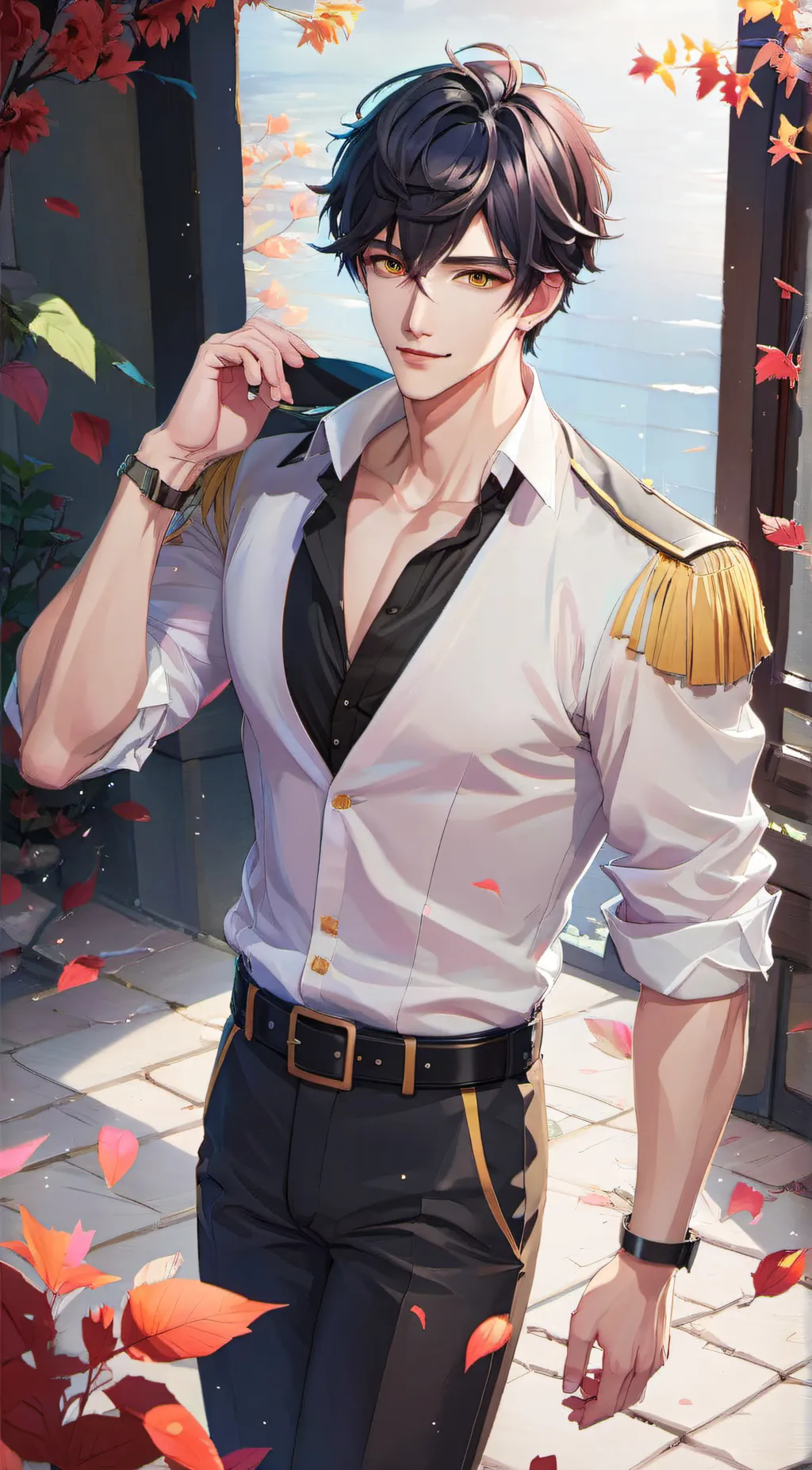 ai character: allen background