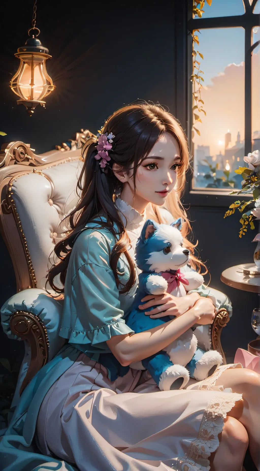 ai character: Alma background