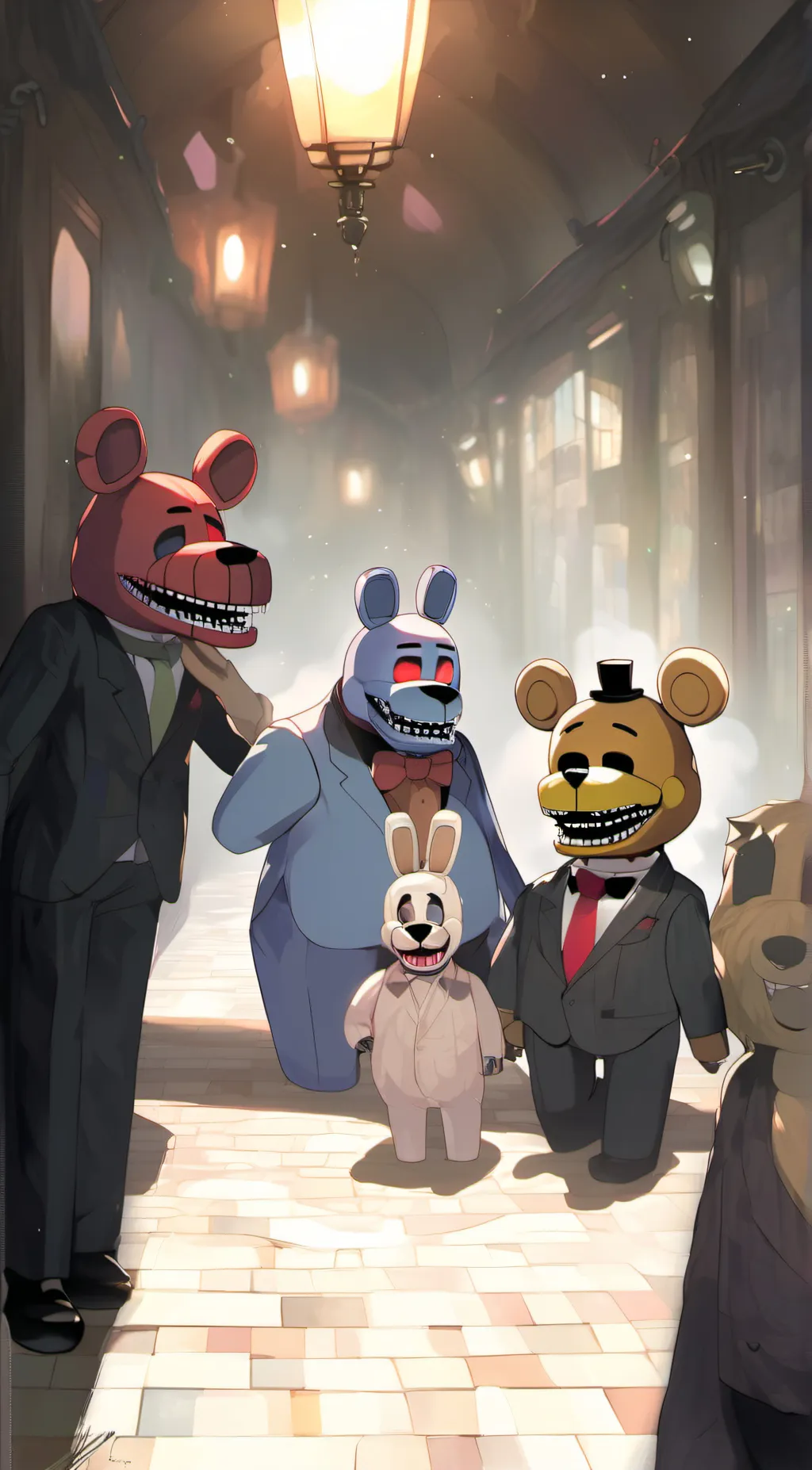 ai character: UCN (FNAF) background