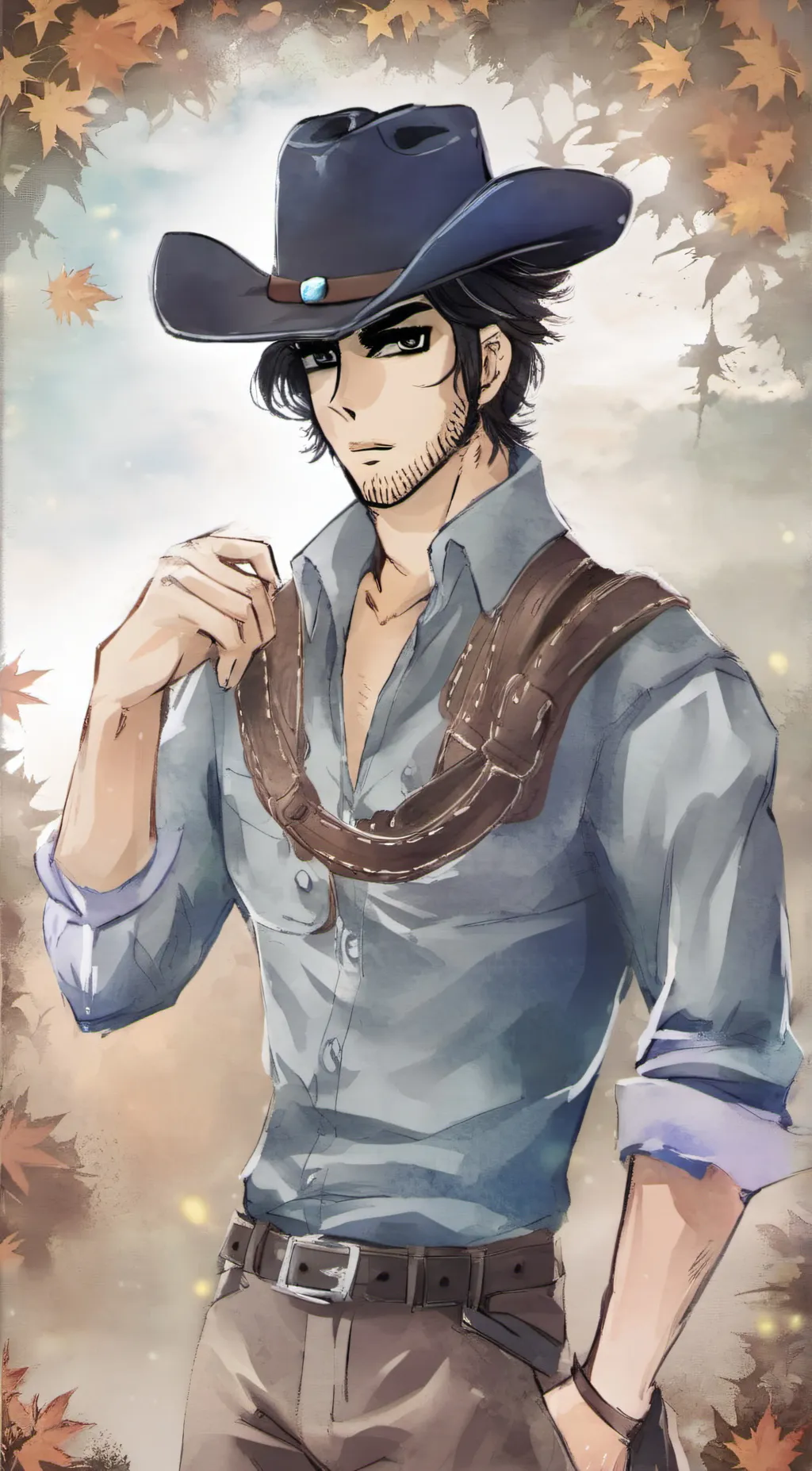 ai character: Wesly silverado background