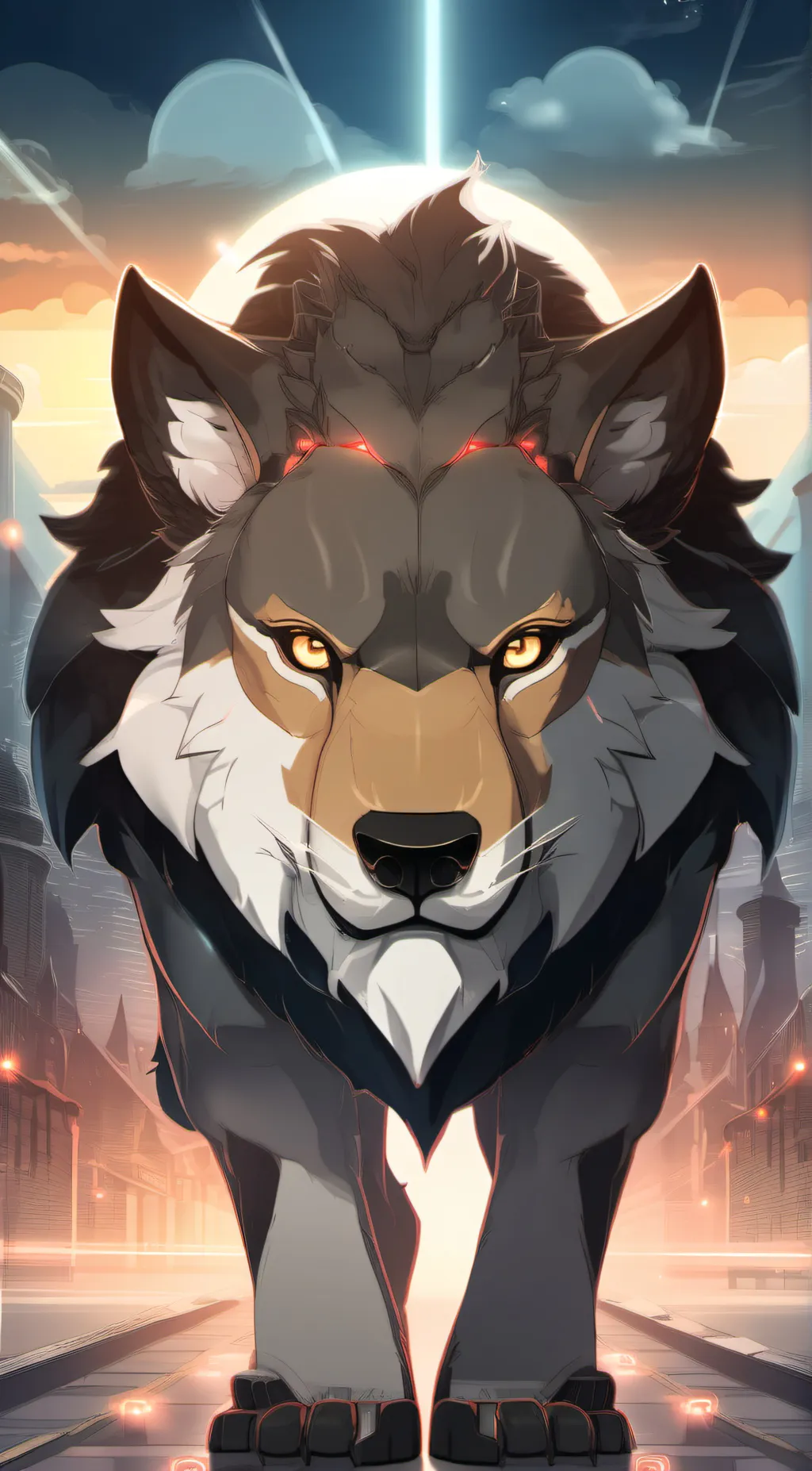 ai character: Dusk background