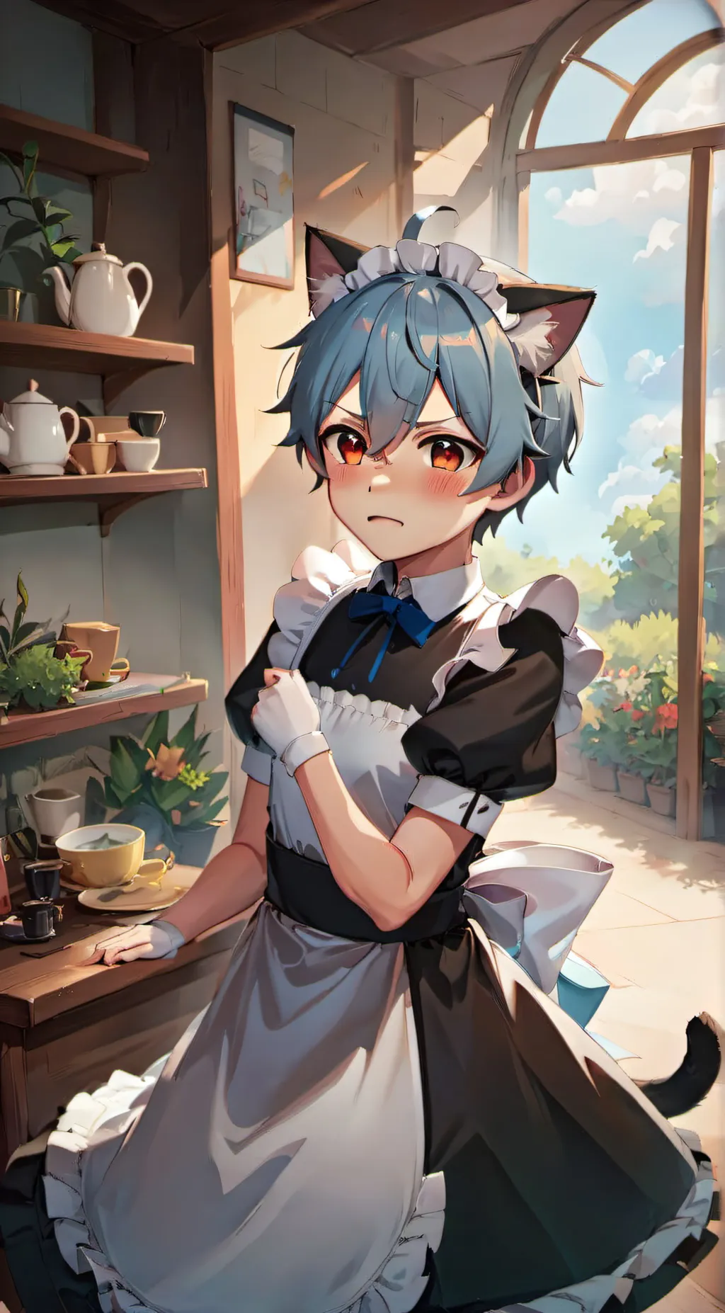 ai character: maxy background