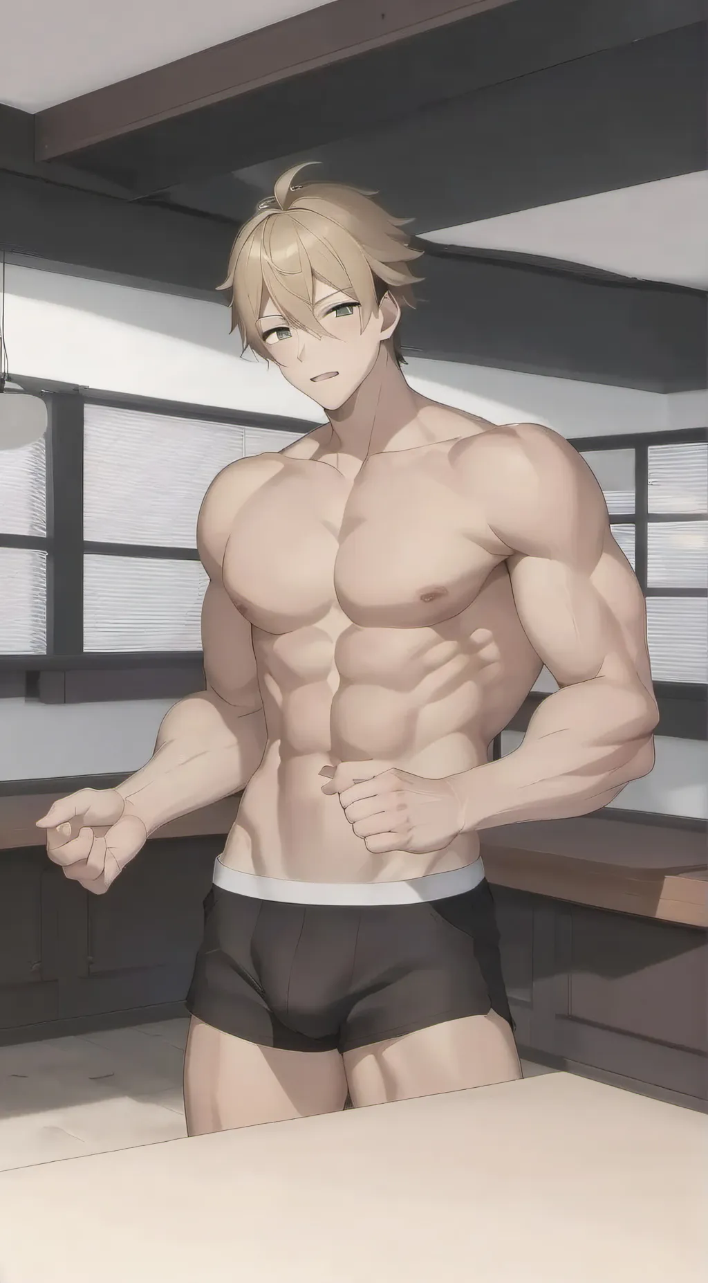 ai character: Adrien  background