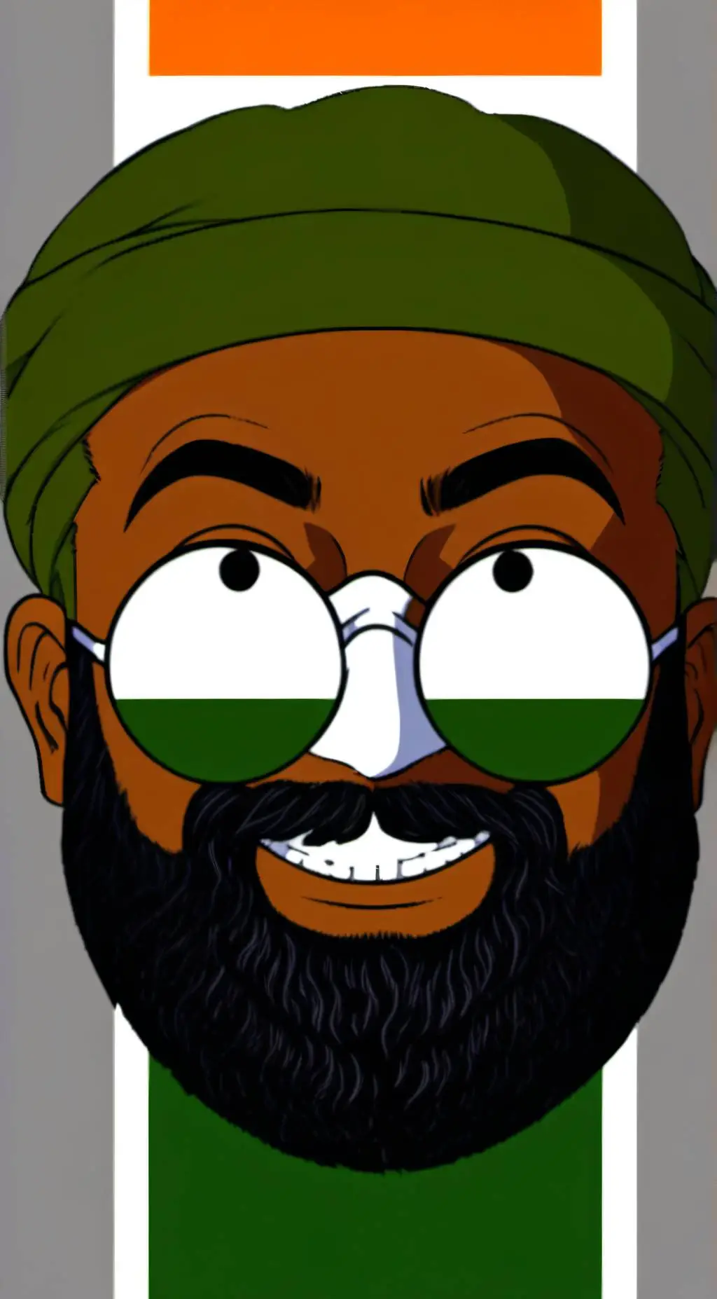 ai character: Indian Man background