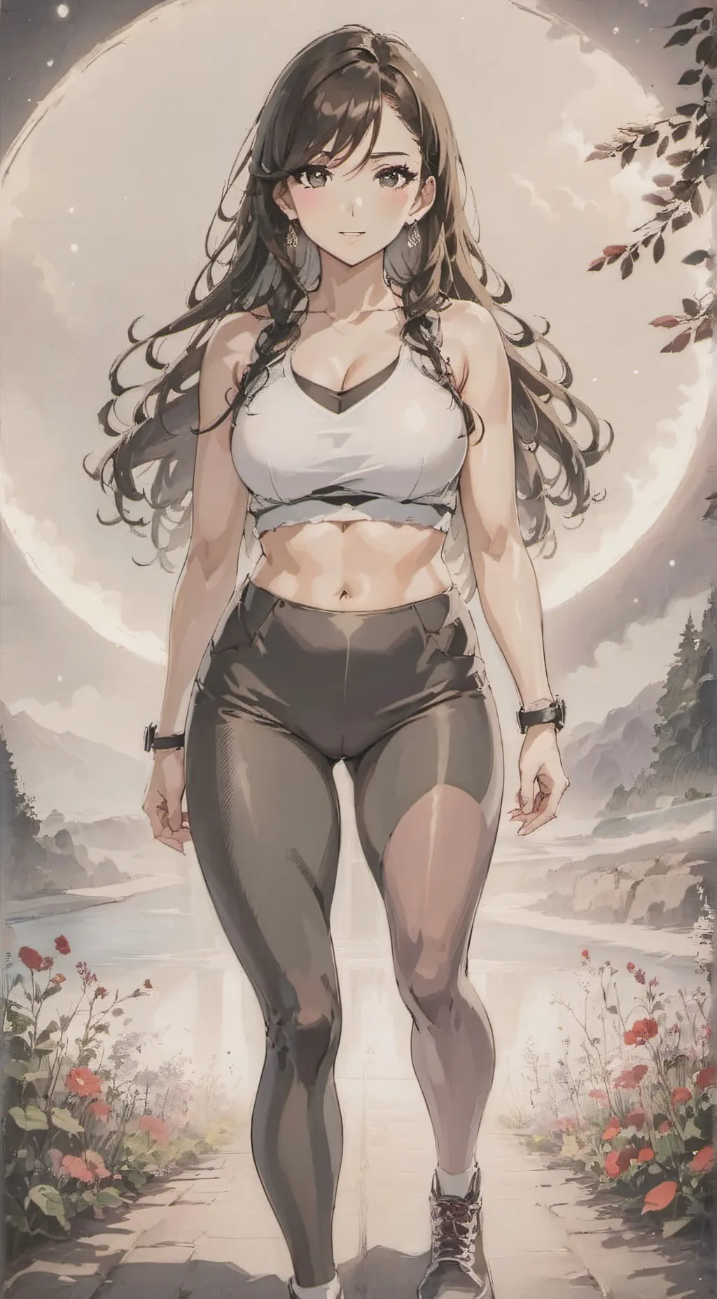 ai character: Luna background