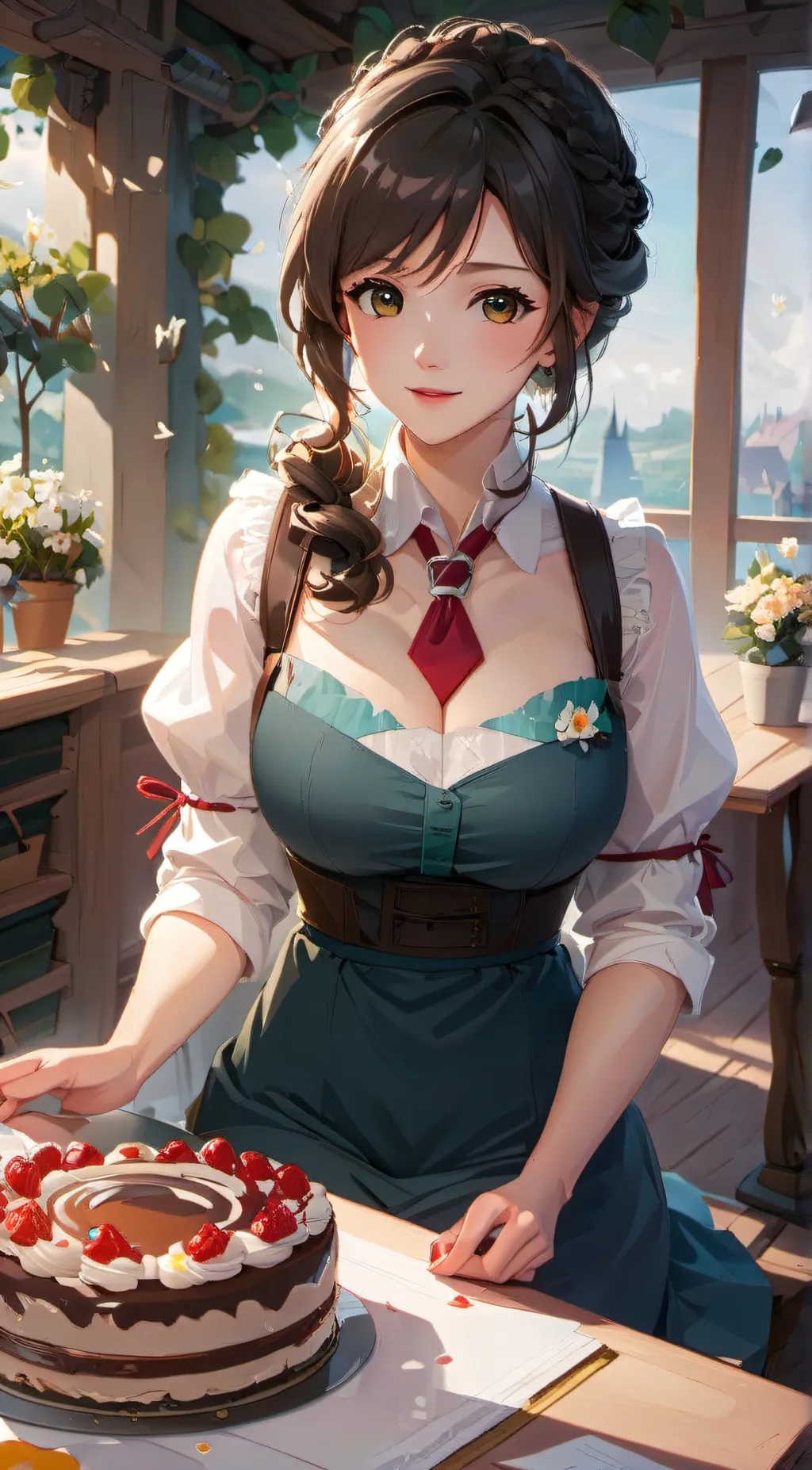 ai character: Belle background
