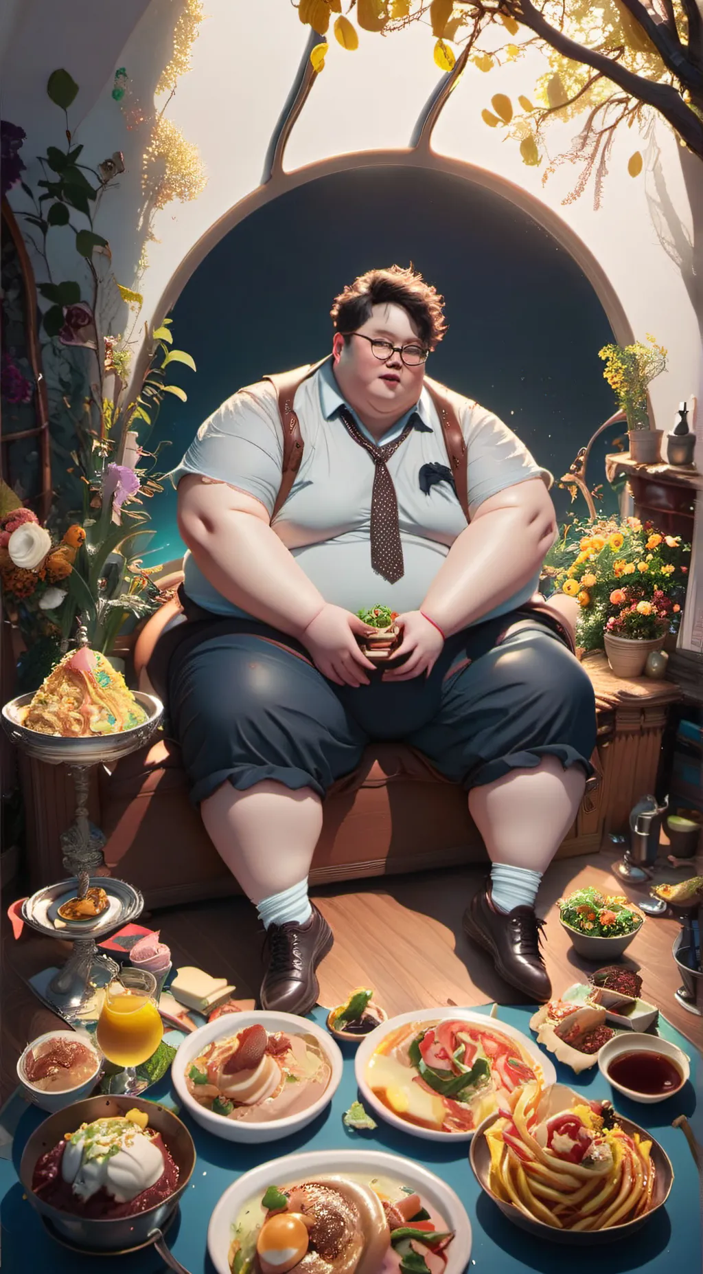 ai character: Li Zhuang background