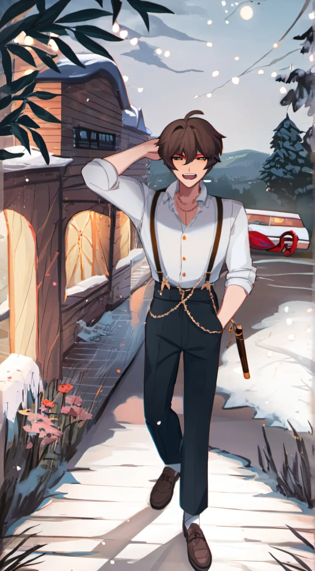 ai character: Michael afton background