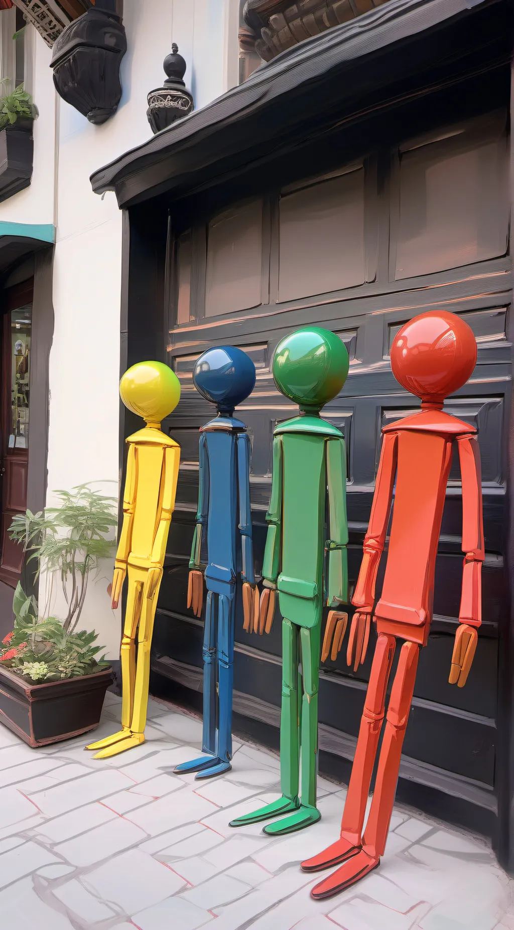 ai character: the stickmen world background