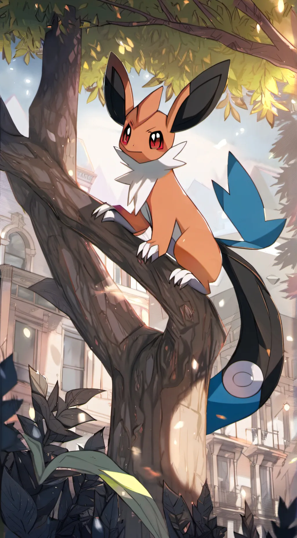 ai character: Lonlygon  background