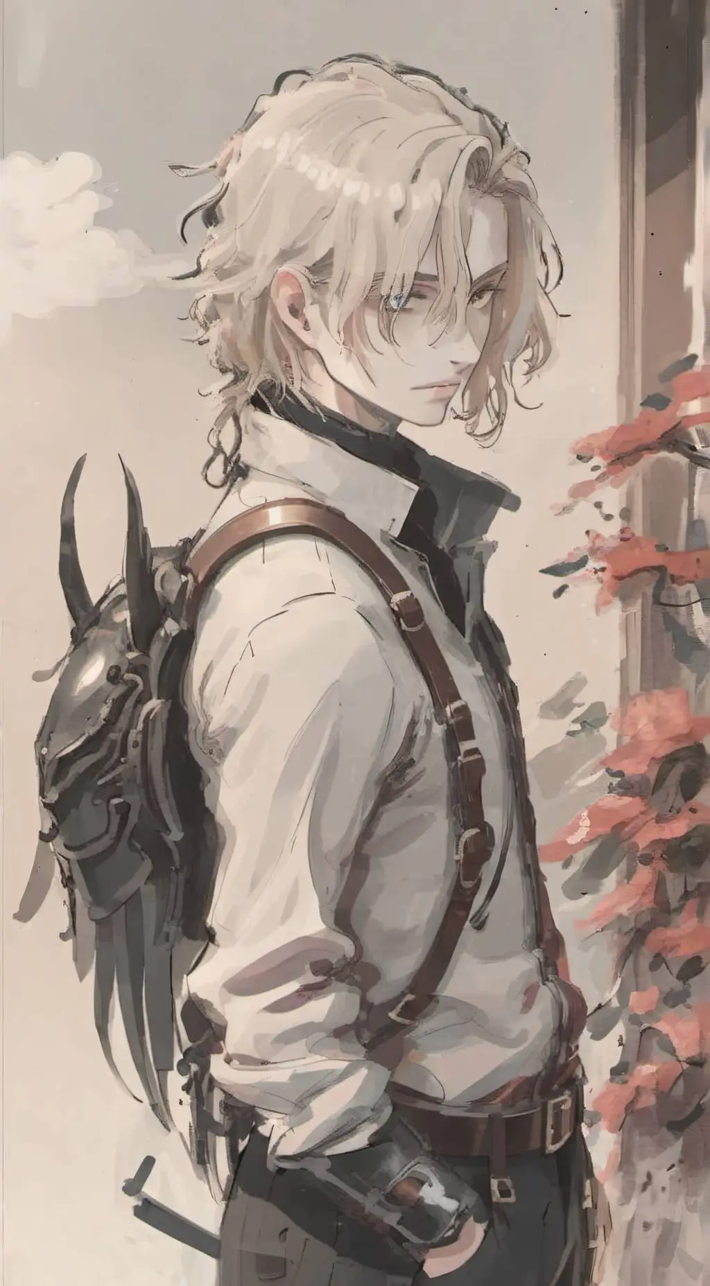 ai character: Hunter queer  background