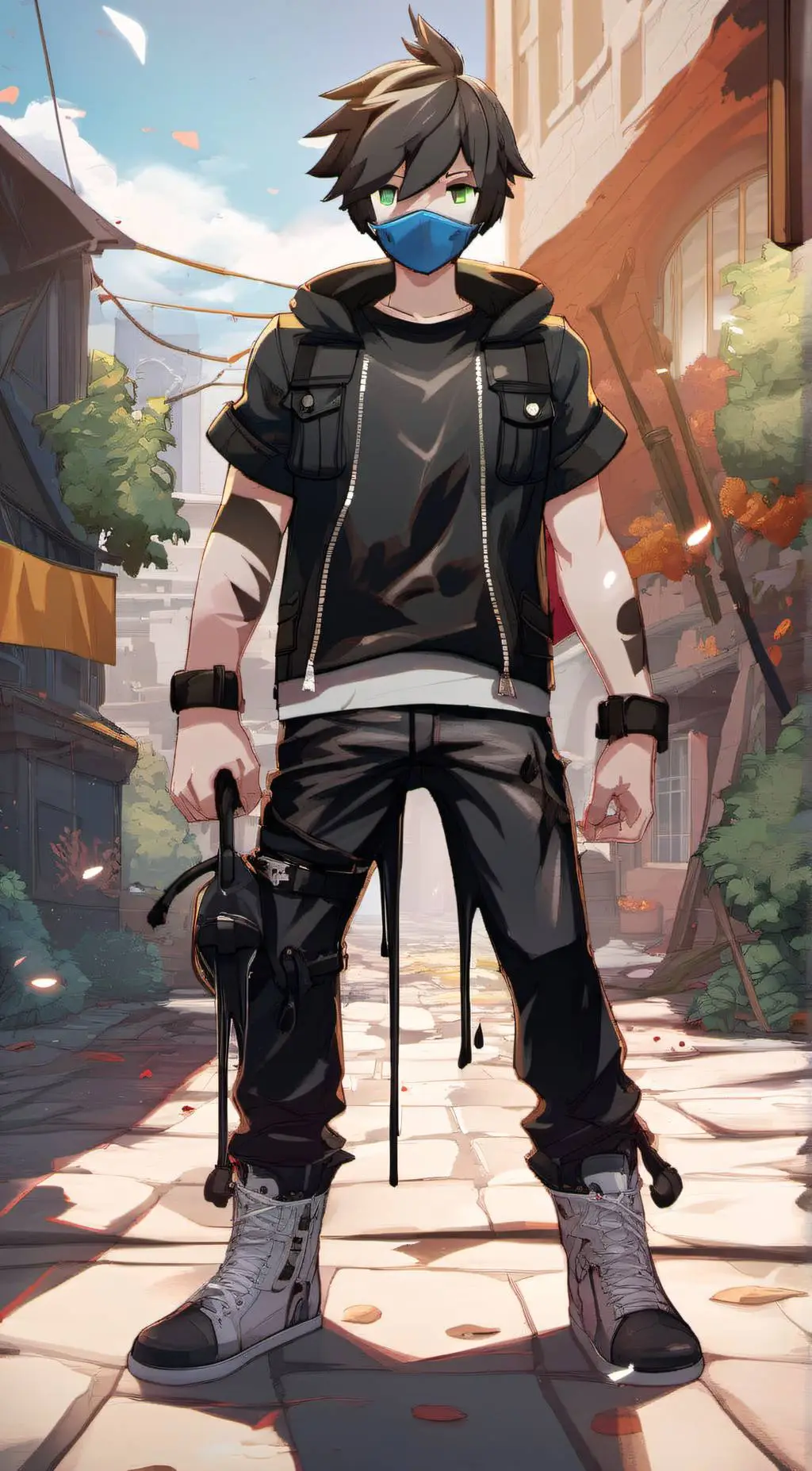 ai character: changed background