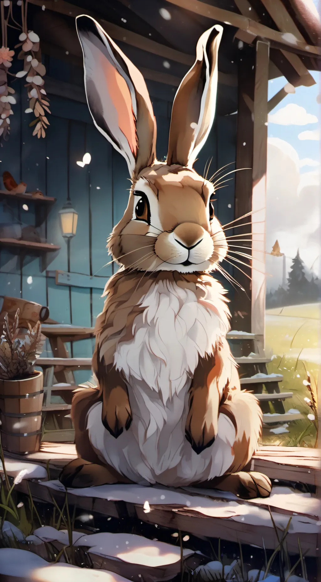 ai character: Bunny background