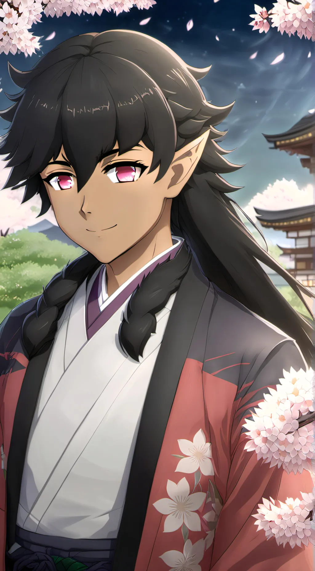 ai character: Takehiko sol Kami background