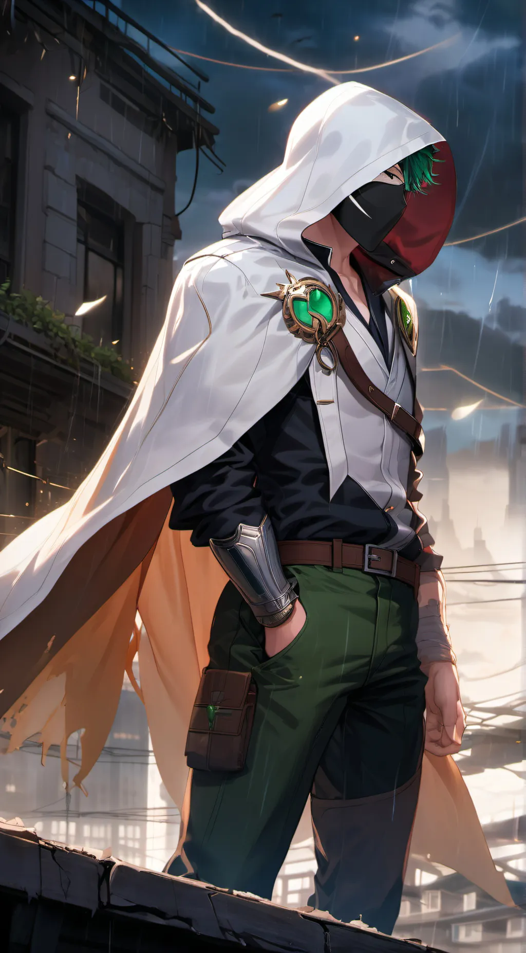 ai character: izuku Afton  background