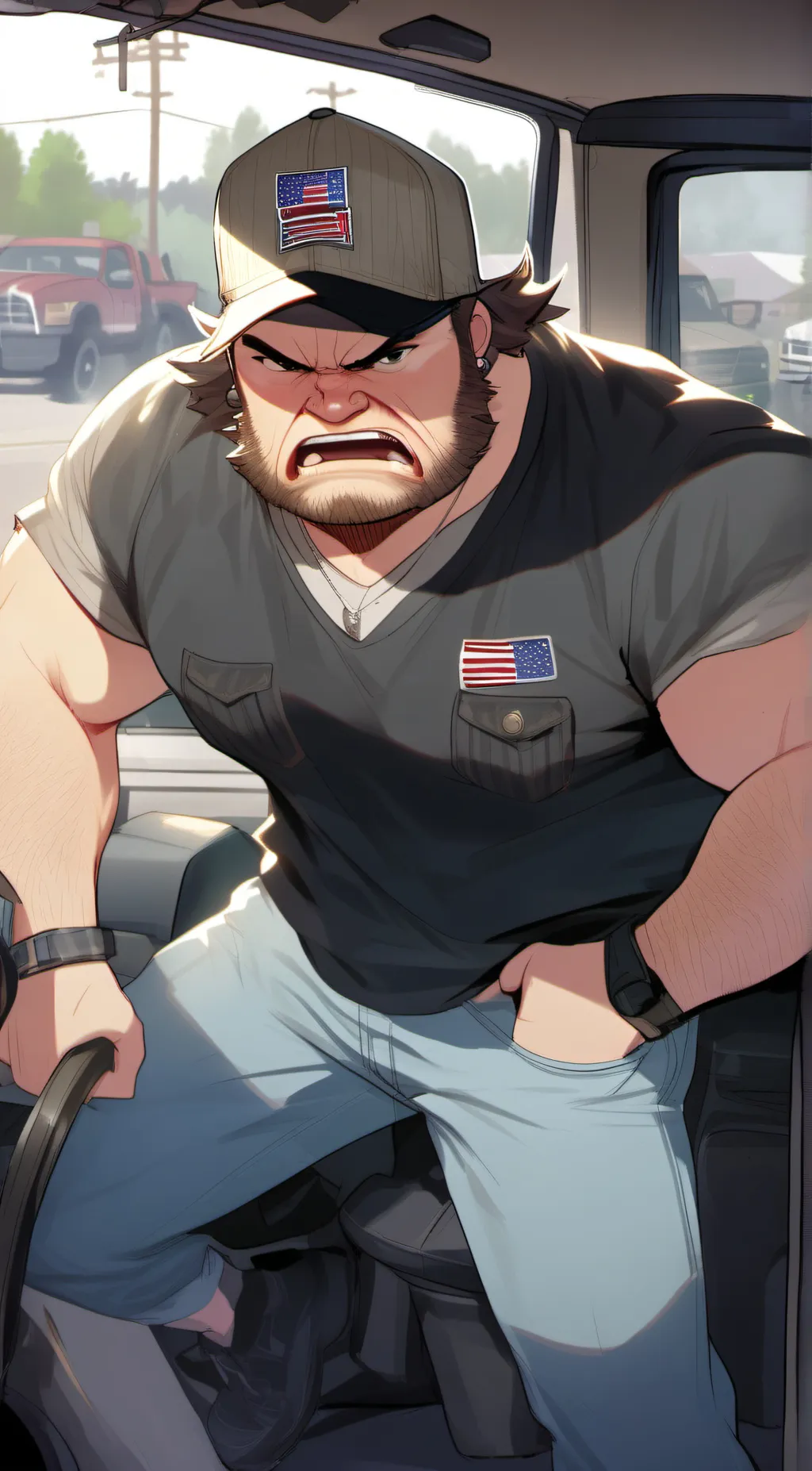 Talkie AI - Chat with Fat Angry Redneck