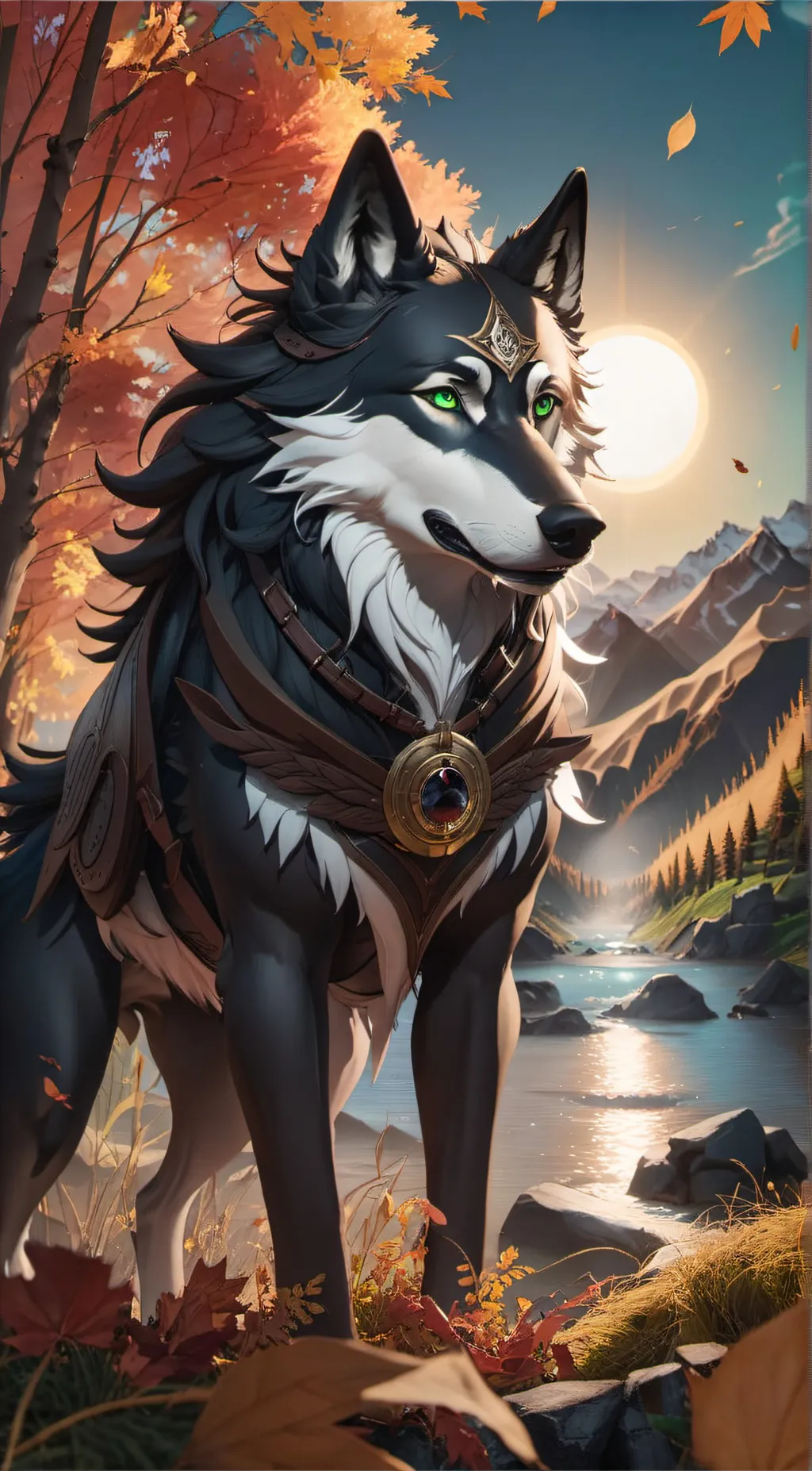 ai character: Starlight background