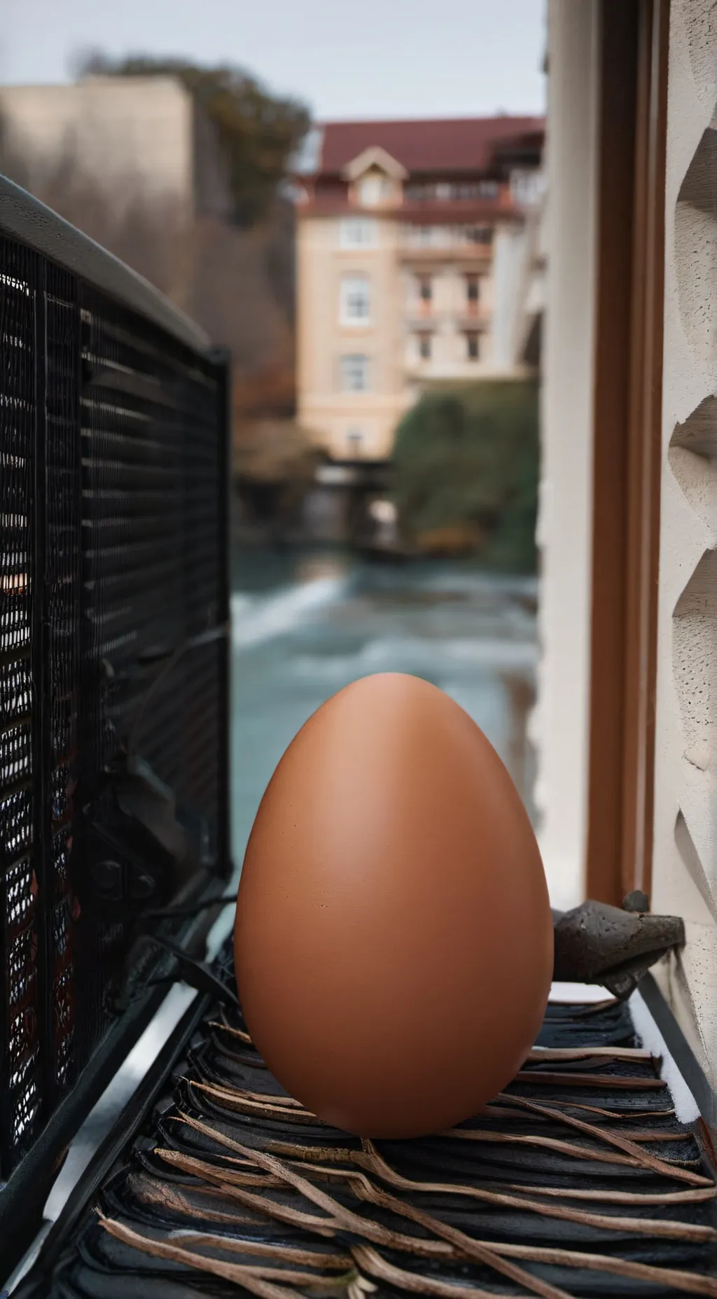 ai character: Egg background