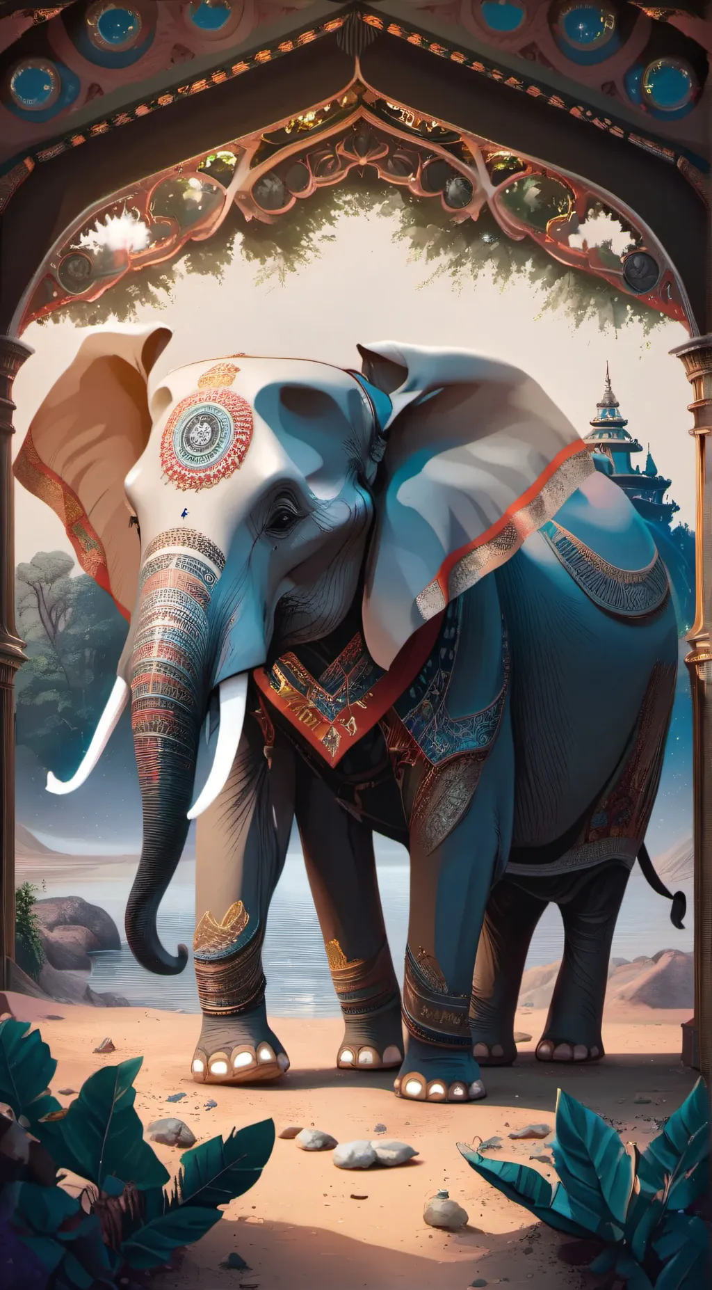 ai character: melly background