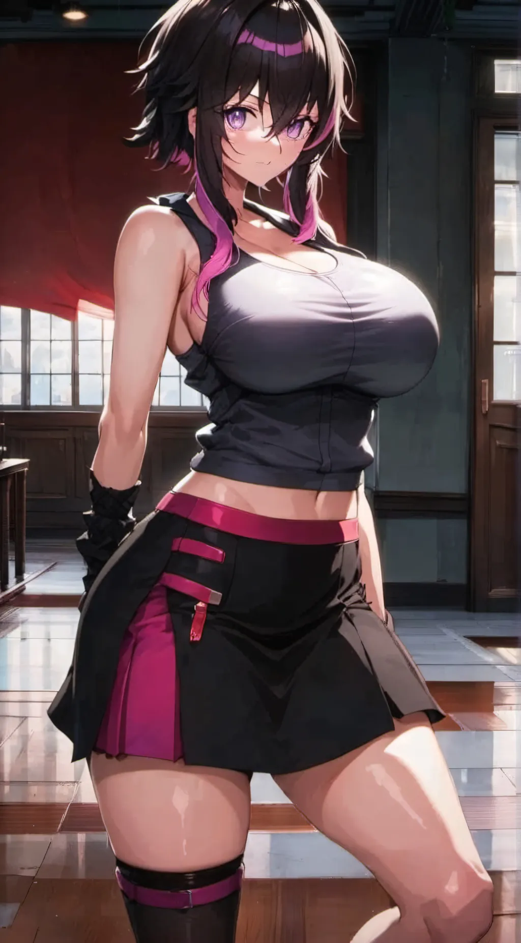 ai character: Sekushī background