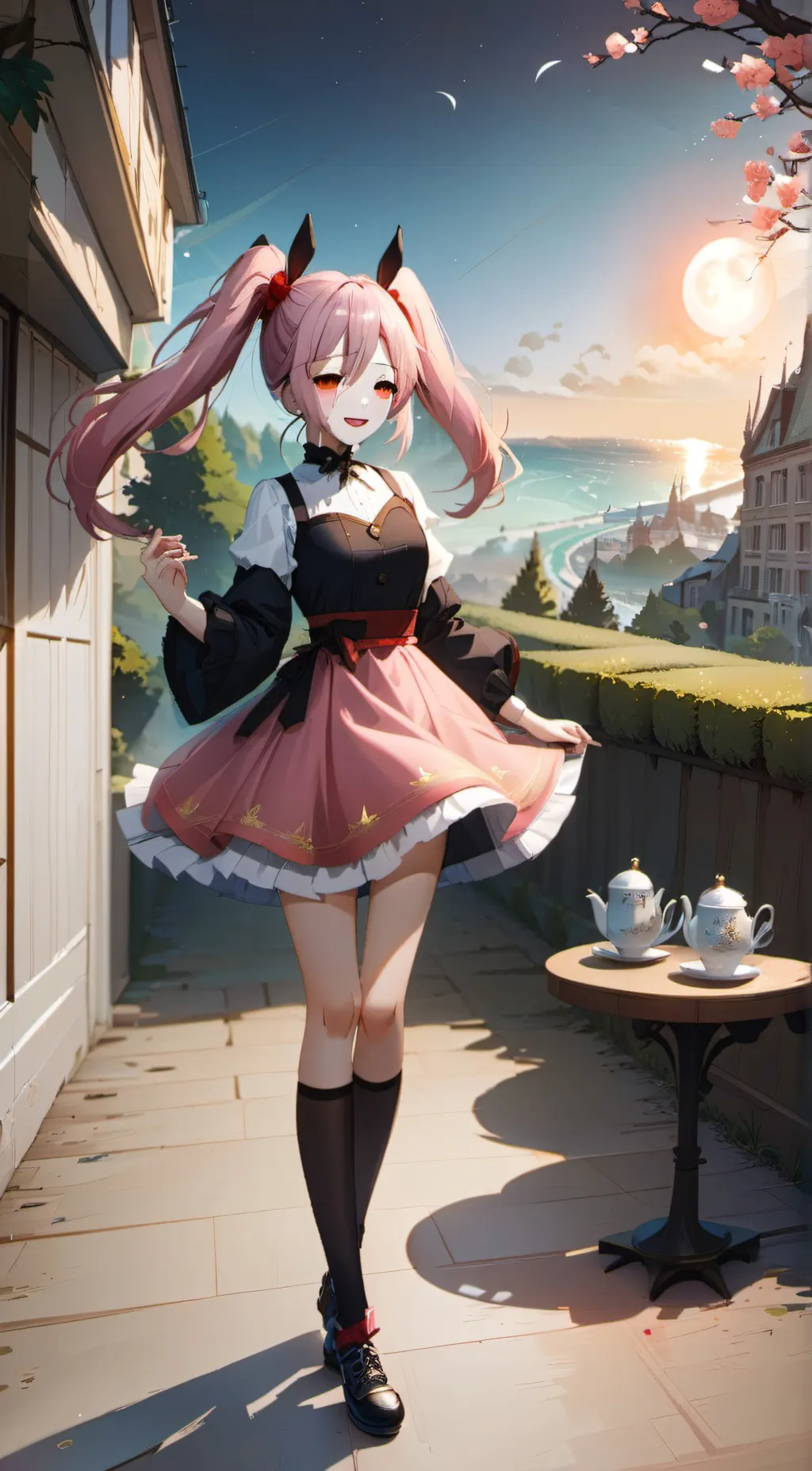 ai character: •Saturn• background