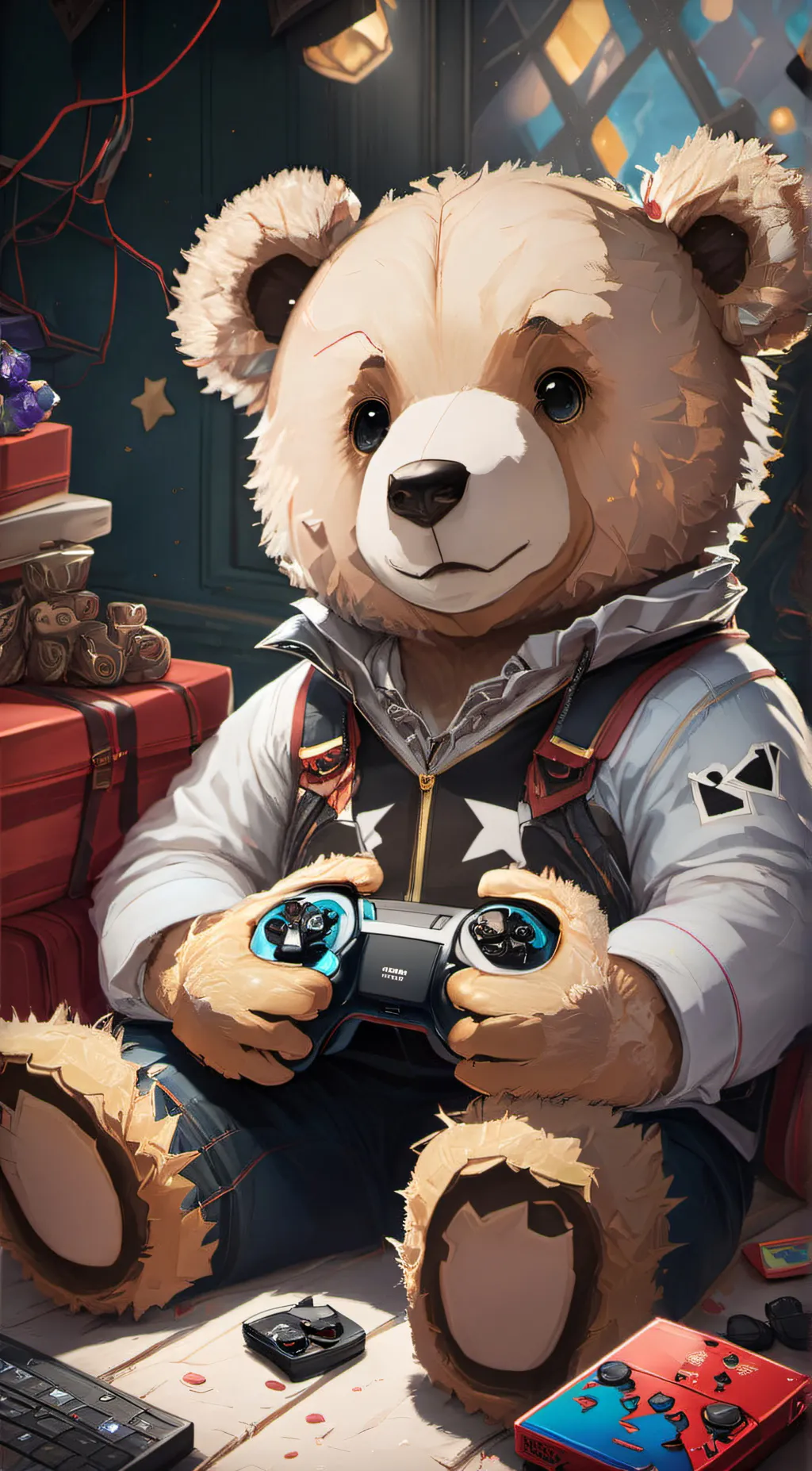 ai character: Gamey background