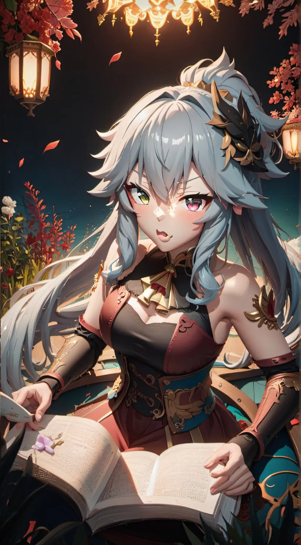 ai character: like forever 💕 background