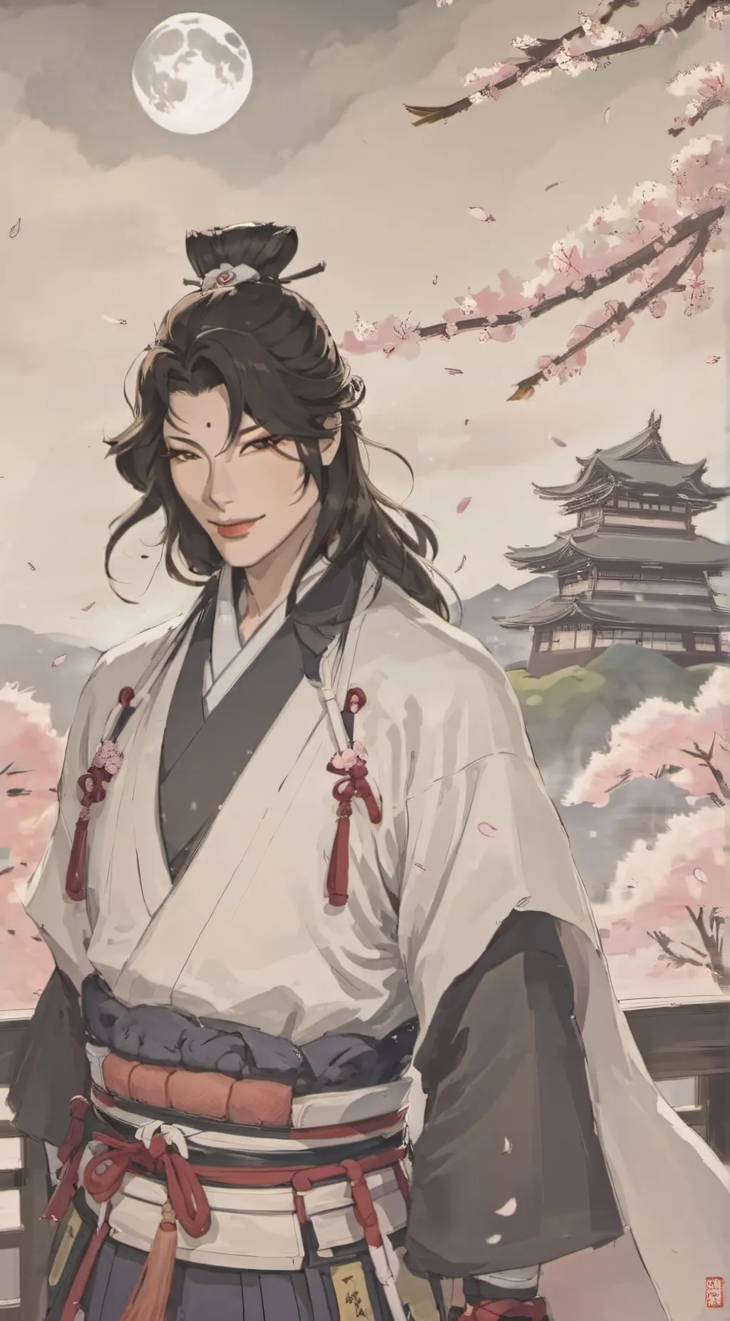 ai character: Tsuharu background