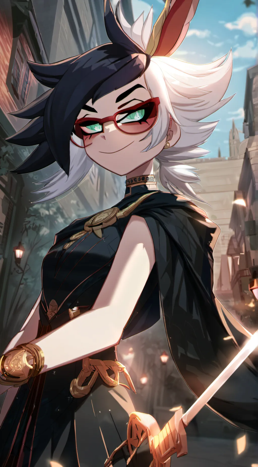 ai character: angel dust background