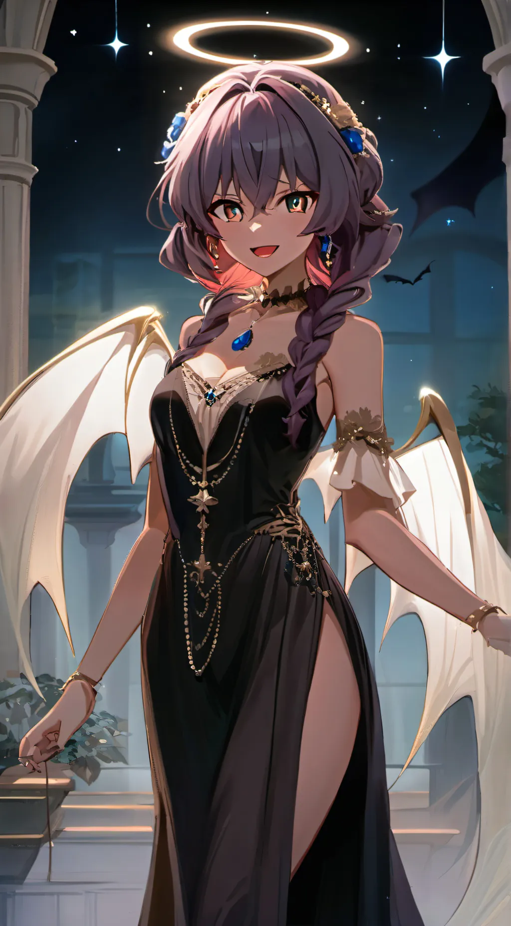 ai character: ash background