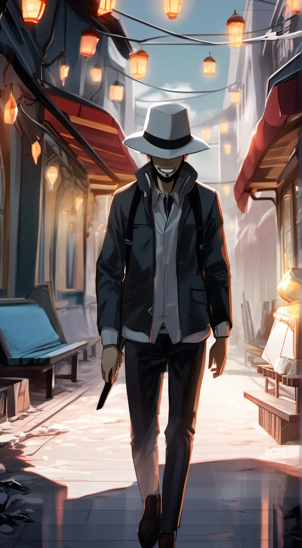 ai character: creepy, Aaron background