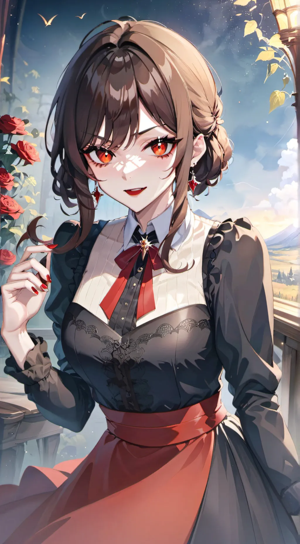 ai character: Luna background