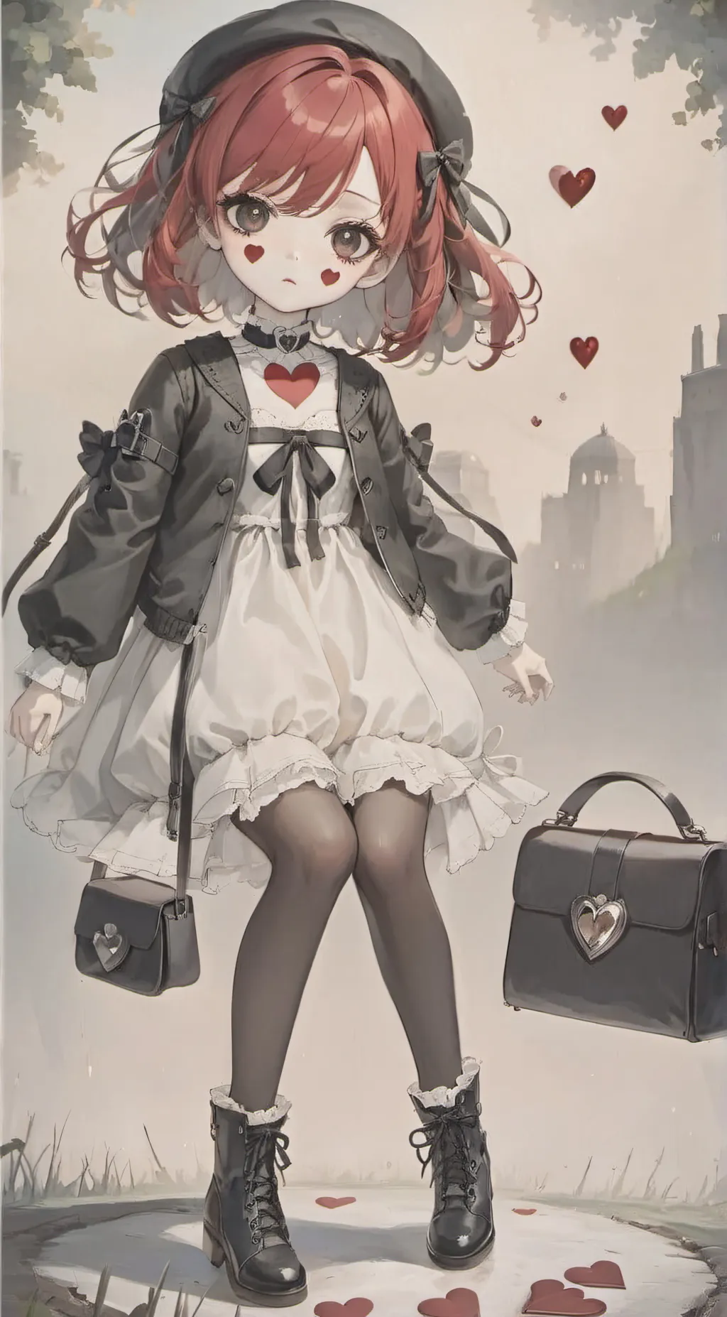 ai character: haishutsu suru  background