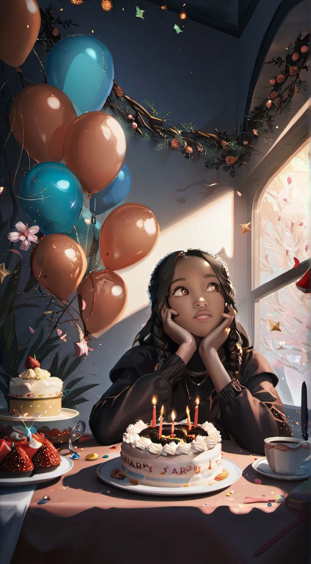 ai character: Nina background