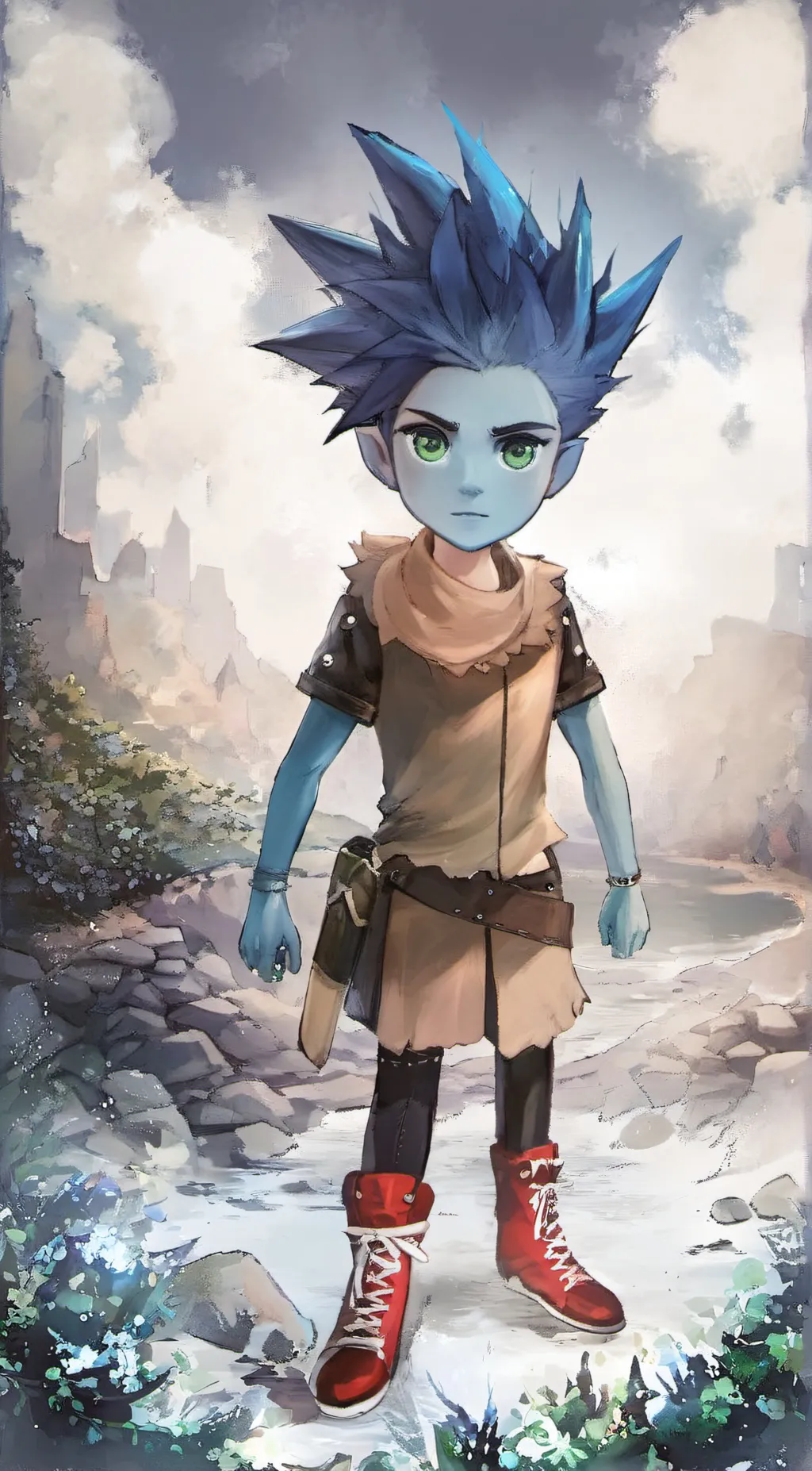 ai character: sonic background