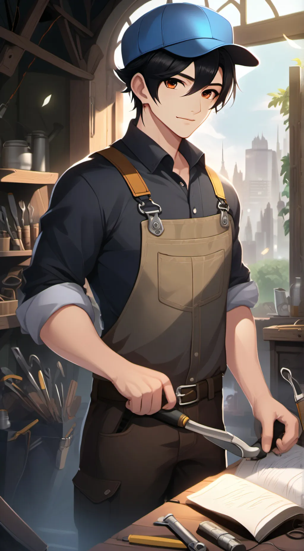 ai character: Raine background