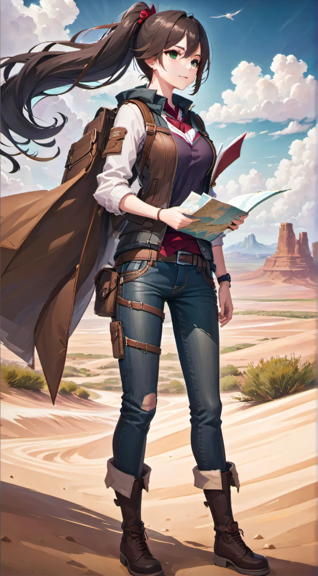 ai character: Efl luna background