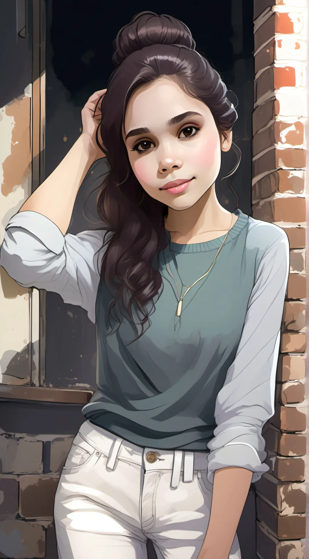 ai character: moharani ❤️🌹🥰😘 background