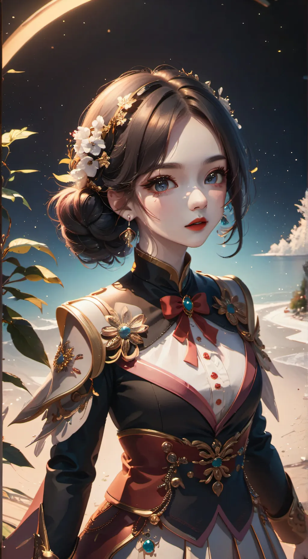 ai character: Jennie  background